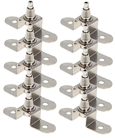 HOLIDYOYO 10-Pack Wire Rope Hangers for Picture and Lamp Hanging Heavy-Duty Steel Hooks for Art Display Indoor and Outdoor Use