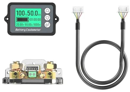 Battery Tester, 80V 50A 100A 350A TK15 Coulomb Meter Vehicle Battery Capacity Tester Battery Coulometer For E-bike/Balance Car/Cleaning Machine(8-120V 100A(0-150A))