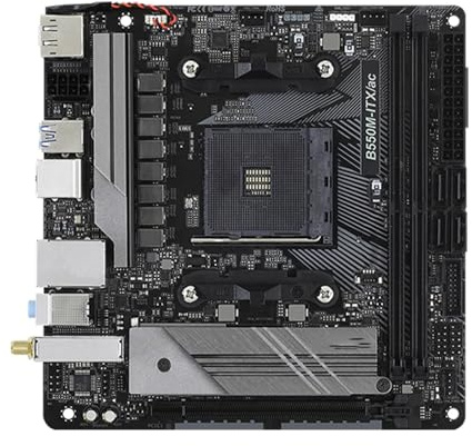 Compatibilità Scheda madre Fit For ASROCK B550M-ITX/AC AM4 B550 Mini-ITX for Ryzen 9/5/7 5800X3D 5600X 3600 CPU DDR4 HDMI PCI-E X1 M.2 Gaming