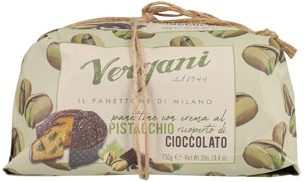 Colomba Artigianale ad Impasto Naturale -Vergani- Pistacchio & Cioccolato 750 Grammi
