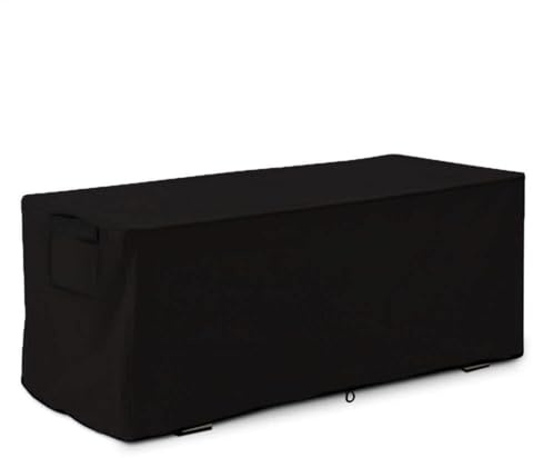 Cubierta para contenedor de almacenamiento al aire libre: flujo de aire de ventilación de malla, impermeable impermeable de 62,2x29,9 pulgadas; interno de reducción de condensación