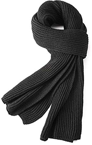 VICSPORT Schal Herren Winterschal Strickschal Unisex Warmer Pure Farbe Schals