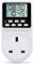ORIDGET 24 Hour Digital Electric Timer Plug Socket UK with Countdown and On-Off Repeat Cycle Timer for Lights and Home Appliances, 13A / 240V