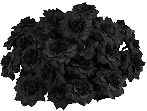BESPORTBLE 50stücke Künstliche Rosenblütenköpfe Simulationsrosenblüten Für Hut Kleidung Albumverzierung Gefälschte Rosenköpfe Zur Dekoration Rosenblütenköpfe Künstliche Rosen