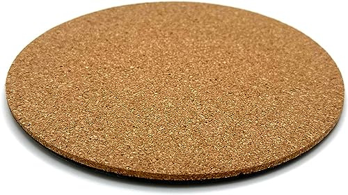 Rocky Mountain Goods Cork Mat - 6-inch - Cork Pad for House Plants, Flower Pots, and Crafts - 2-Layer Design is Lightweight and Durable - Protect Furniture and Floors from Scratches (Pack of 3)
