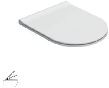 Ceramica Globo - Globo coprivaso serie Mode soft closing bianco lucido-ME020BI - GLOME00020