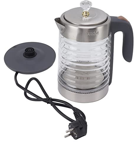 Bouilloire électrique 2 L, Bouilloire électrique En Verre, Arrêt Automatique Haute Puissance 2200 W Et Protection Contre L'ébullition à Sec, Bouilloire électrique En Verre, Bonne Conservation de la Ch