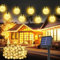 Solar Garden Lights Outdoor, 59Ft 100LED Solar String Lights, Solar Fairy Garden Lights Waterproof 8 Mode Crystal Ball Lights Decorative Easter, Garden, Yard, Parties(Memory Function+Warm White)