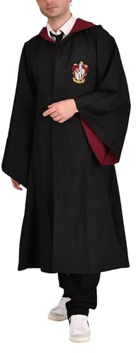 Elbenwald Harry Potter Roben - Kostümumhänge für Zauberer und Hexen von Hogwarts - Schul-Umhänge für Cosplay Events Halloween Karneval