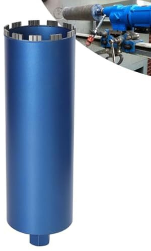 Diamantborrkrona, burksänkare för kärnborrar inkl. 10 mm turbo, L 460 mm | Ø 150 mm | 1 ¼ tum UNC | våt torr borrkrona, kärnborr, lasersvetsad för betong, granit, murverk