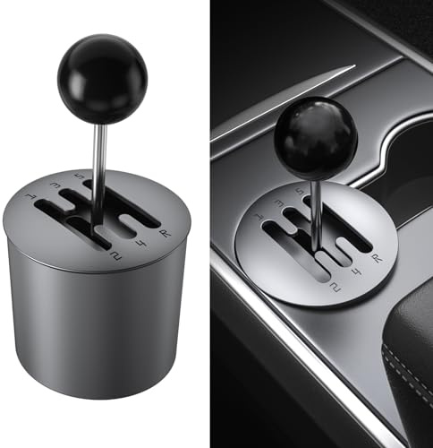 Cup Holder Shifter für Tesla Modell 3, Modell Y Zubehör (2020-2025), Cup Holder Gear Shifter geeignet für Tesla, Passt Cup Holder mit einem Durchmesser von 3,23 Zoll und einer Tiefe von 2,76 Zoll