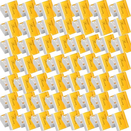 WOGOD Professional Rosin Set (50 Pcs) — for Violin/Viola/Cello/Double Bass/Erhu | Non-Slip, Rich Tone, Low-Dust, Durable