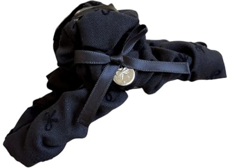 CQEAZ Elegantes Haargummi, elastisch, Pferdeschwanz, Schleifen, Dekoration, Haarband, langlebig, geeignet für dickes oder dünnes Haar
