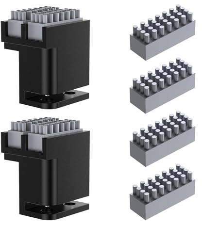 Kit Pulizia Ugelli, Raschietti Ugelli per Stampante 3D Bambu-Lab P1P/P1S/X1/X1C/X1E, Strumento Pulizia per Ugelli Hotbed Stampanti 3D