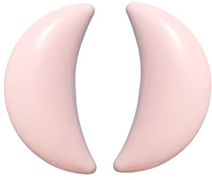 Angoily 2pcs Creative Pull Handle Delicate Knobs Ceramic Handle Knob for Drawer Cabinet Furniture Door in Moon for for Kitchen Cabinets and for Chest