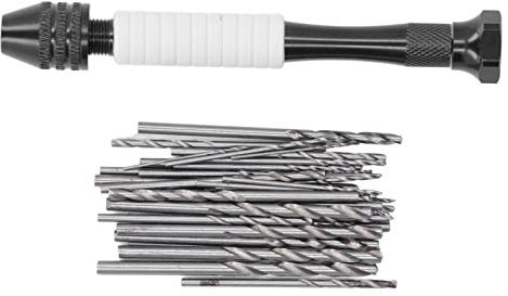 Bohrer-Set, Spiralbohrer aus Schnellarbeitsstahl für Holz, Kunststoff, Gummi, Handbohrer-Set für Elektronische Montage, Werkzeugbau, Modellbau