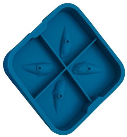 Seau à glaçons - Moule animal en silicone - Moule à 4 cavités pour cocktail, vin, whisky, chocolat, desserts faits maison, fêtes, barbecue, célébration, anniversaire, plage