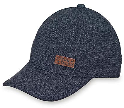 Sterntaler Basecap Jeans – Jungen Cap mit UV-Schutz 50+ im Denim-Look – Verstellbare Kappe mit Metall-Schließe – Lässige Sommermütze für Kinder – marine, Größe 55
