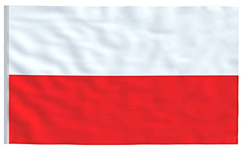 vidaXL Bandera de Polonia 90x150 cm
