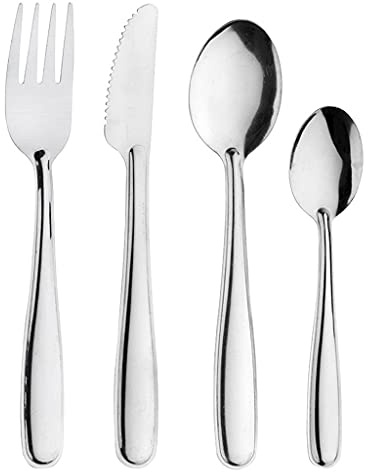 Pintinox Use&Reuse Couverts Anniversaire réutilisables en acier inoxydable,alternative au plastique, sans nickel, , recyclables (72 couverts mixtes)