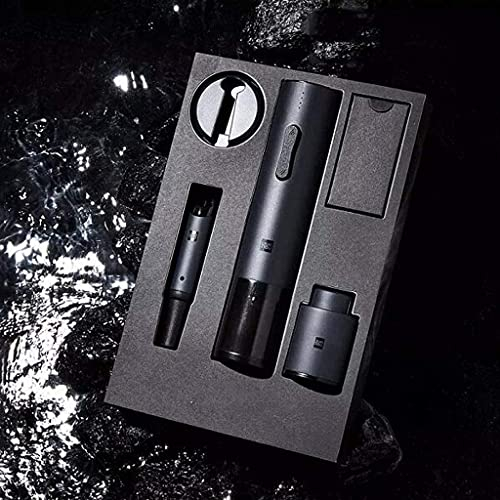 HSWYJJPFB Sacacorchos Kit AutomáTico De Abrebotellas De Vino Sacacorchos EléCtrico, Aireador De Vertedor De Vino para Regalos Familiares 0927