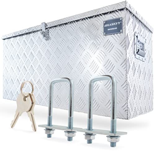 Aluminium Transportbox 1100x385x400 mm Truckbox Deichselbox Werkzeugkasten Alubox Alukoffer