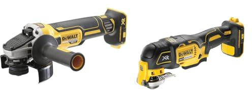 DEWALT DCG405NT-XJ Smerigliatrice Motore Brushless in Valigetta TSTAK & DCS355N-XJ Utensile Multi-Funzione ad oscillazione, motore Brushless