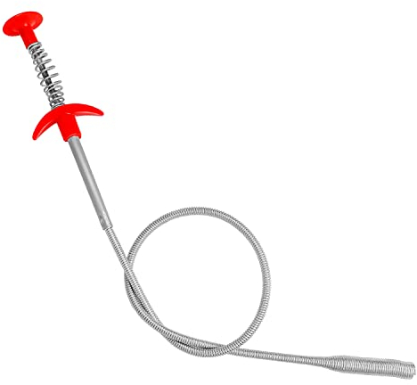 Gancio Pulizia Lavello, MYLERCT 60cm Strumento di Dragaggio, Pinza Telescopica Pieghevole, Impugnatura a Quattro Griffe, Comodo e Potente, Ampiamente Usato per Intasamento Lavello