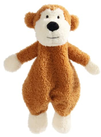 Apricot Lamb - Schlaf-gut-AFFE Schmusetuch Plüsch Komfort Kuscheltier für Babys, Plüsch Schnuffeltuch - weich & waschbar - 25cm