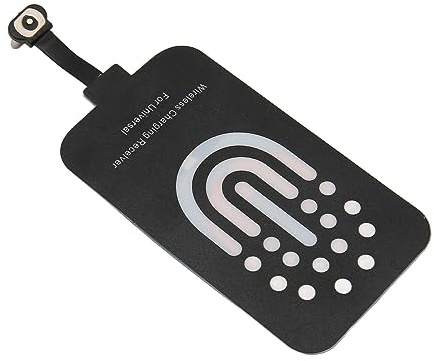 Kabelloser Ladeempfänger-Adapter, Typ C 2000 MA Superschneller Qi-Wireless-Ladegerät-Empfänger, 10 W Ultradünnes Typ C Kabelloses Lade-Patch, Verwenden