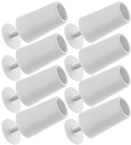 VICASKY Rollladenstopper 8 Stück Kunststoff Aluminiumlegierung Zubehör Pufferstopper Für Fensterrollos Jalousien Ersatzteile Stopper Für Rolladenpanzer Lamellen