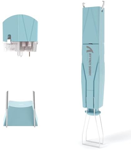 ATTACK SHARK KS01 2-in-1 Keycap Puller and Switch Puller for Mechanical Gaming Keyboards, Adjustable 304 Stainless Steel Keycap Remover, Effortless Switch Remover for Office Home- Blue