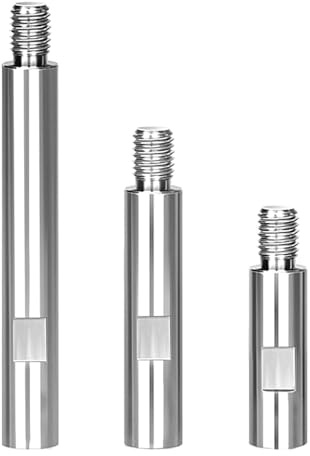 Tiardey 3pcs Angle Grinder Extension Connection Rod, M14 Extension Shaft for Water Grinder Car Polishing Machine 75 mm 100 mm 140 mm