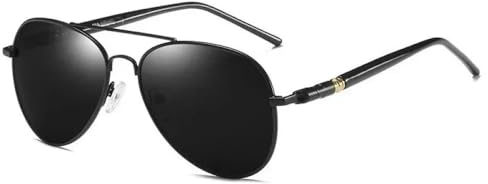 2024 Retro-Sonnenbrille, Nachtsicht, modisch, sportlich, polarisiert, UV400, multifunktional, photochromatische Sonnenbrille für Autofahren, für Herren, Schwarz / Schwarz, Schwarz / Schwarz,