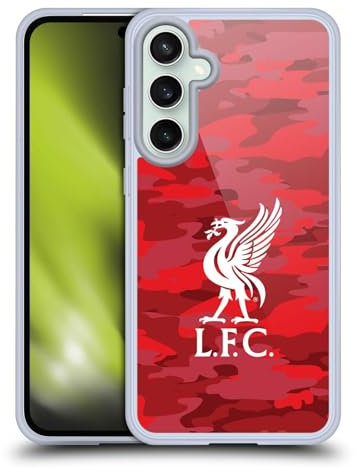 Head Case Designs Offizielle Liverpool Football Club Home Liver Bird Farben Camou Gel Handyhülle Hülle [Militärischer Schutzgrad] Kompatibel mit Samsung Galaxy S23 FE 5G