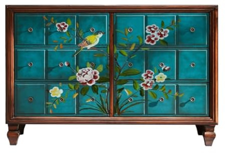 EINES Sideboard-Buffetschrank Landhaus-Verandaschrank, Massivholz, Wohnzimmer, Eingang, Lagerschrank, Schlafzimmer, Wohnzimmer, Esszimmer, Sideboard Küchenbuffet-Aufbewahrungsschrank