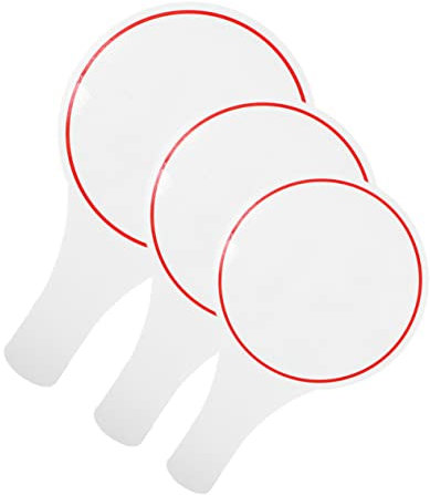 CANIGHT Schaumstoff-whiteboard Handgehaltenes Whiteboard Trocken Abwischbares Paddel Multifunktionales Leeres Paddelzubehör Anzeigetafel Plakattafeln Whiteboard-papier