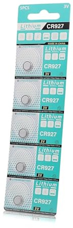 Pitadue Batteries À Cellules À Bouton CR927 5/10 / 20pcs