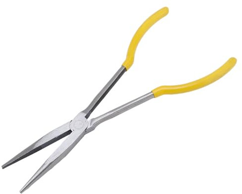 11in Long Needle Nose Plier Precise Ergonomic Grip Multifunctional for Small Space Auto Repair Work