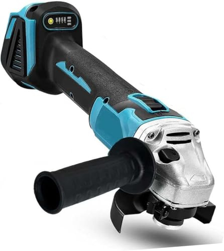 Akku Winkelschleifer，Ersatz für Makita, Akkuflex Bürstenlos Trennschleifer Scheibe 125mm，Winkelschleifer ohne Kabel Schleifen zum Entfernen von Farbe und Mörtel（Nur Körper）
