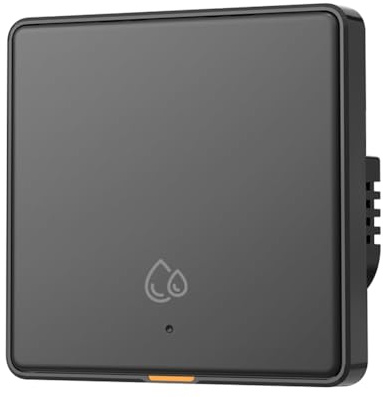 Iyalezirk Commutateur intelligent WiFi RF433 20A 4000W pour chauffe-eau assistant AI Tuya Interrupteur mural Surveillance énergétique fonctionne avec Tuya Smart WiFi Interrupteur à bouton pour