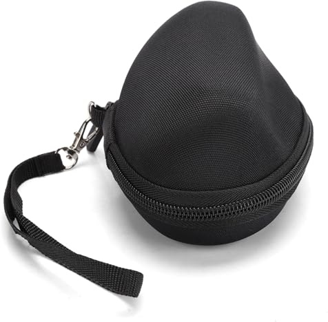 Qudinip Funda para Ratón Inalámbrico, Bolsa de Almacenamiento de Viaje EVA con Correa de Mano Portátil y Protección de Espuma Suave, para Ratón Ergonómico Vertical MX