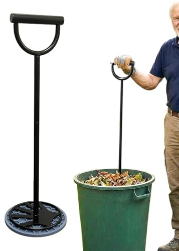 Trash Compressor for Kitchen Manual Metal Multi-Functional Kitchen Gadgets | Garden Garbage Can Hand Compressor for Indoor Backyard Home Apartment Dorm Office Restaurant Bedroom