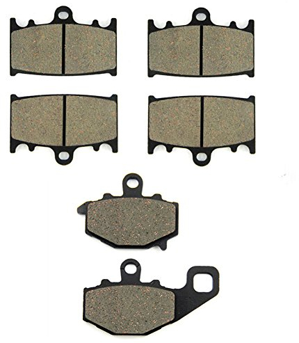 SOMMET Motorrad Bremsbeläge Vorne + Hinten für Kawasaki ZZR 600 (1993-2007)