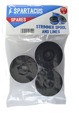 Spartacus 3x Garden Strimmer Trimmer Spool & line Fits Flymo Contour XT 18v Cordless & Sabre Trim Strimmer