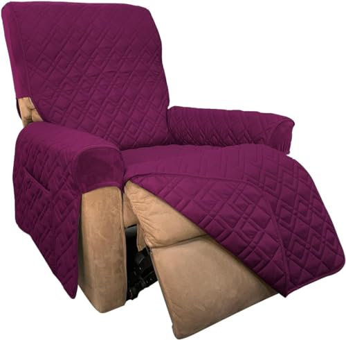 Easylife Fitted Recliner Protector, Water Resistant Recliner Chair Cover, Chair Protector Cover, Armchair Cover, Armchair Protector, Cover for Recliner Chair, Furniture Protector - Fully Guaranteed |