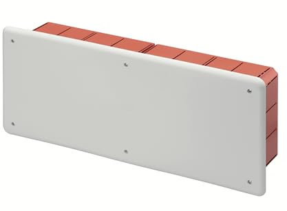 Scatola cassetta di derivazione 480x160x70 mm da incasso con coperchio box per collegamenti elettrici