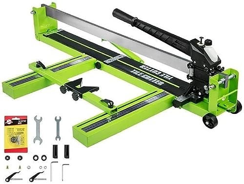 YYLHJW Hand Tile Cutters Professional Heavy Duty Tile Cutter With Wheels For Cutting Stone Materials/Normal Floor Tiles/Polished Tiles, Max-Width 1200mm Tools (35 Inch (900mm) Groen)