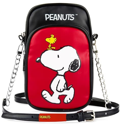 Få trend crossbody telefonväska flickor liten axelväska mini mobilväska för resor skolgåvor för flickor, Multi jordnötter, 7.9x4.7x1.6inch
