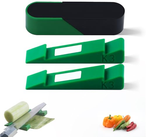 Ultrathin Sectioning Aid, Vegetable Sheet Cutter Slicer, Creative Kitchen Cutting Aid Gadgets Tool, Food Slicer Assistant Tool for Slicing Cucumber Carrot (3mm Green)